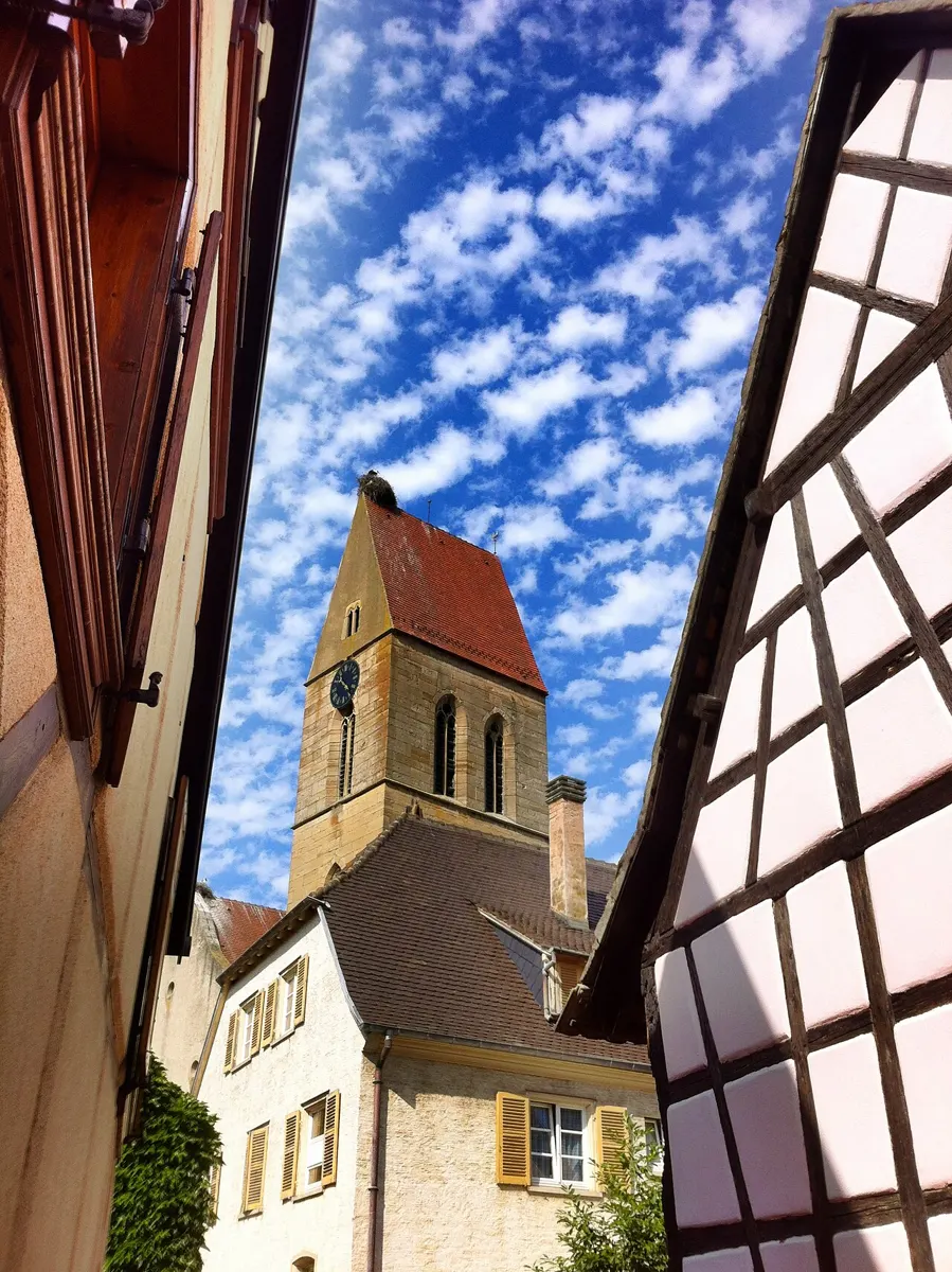 The village of Eguisheim in Alsace
