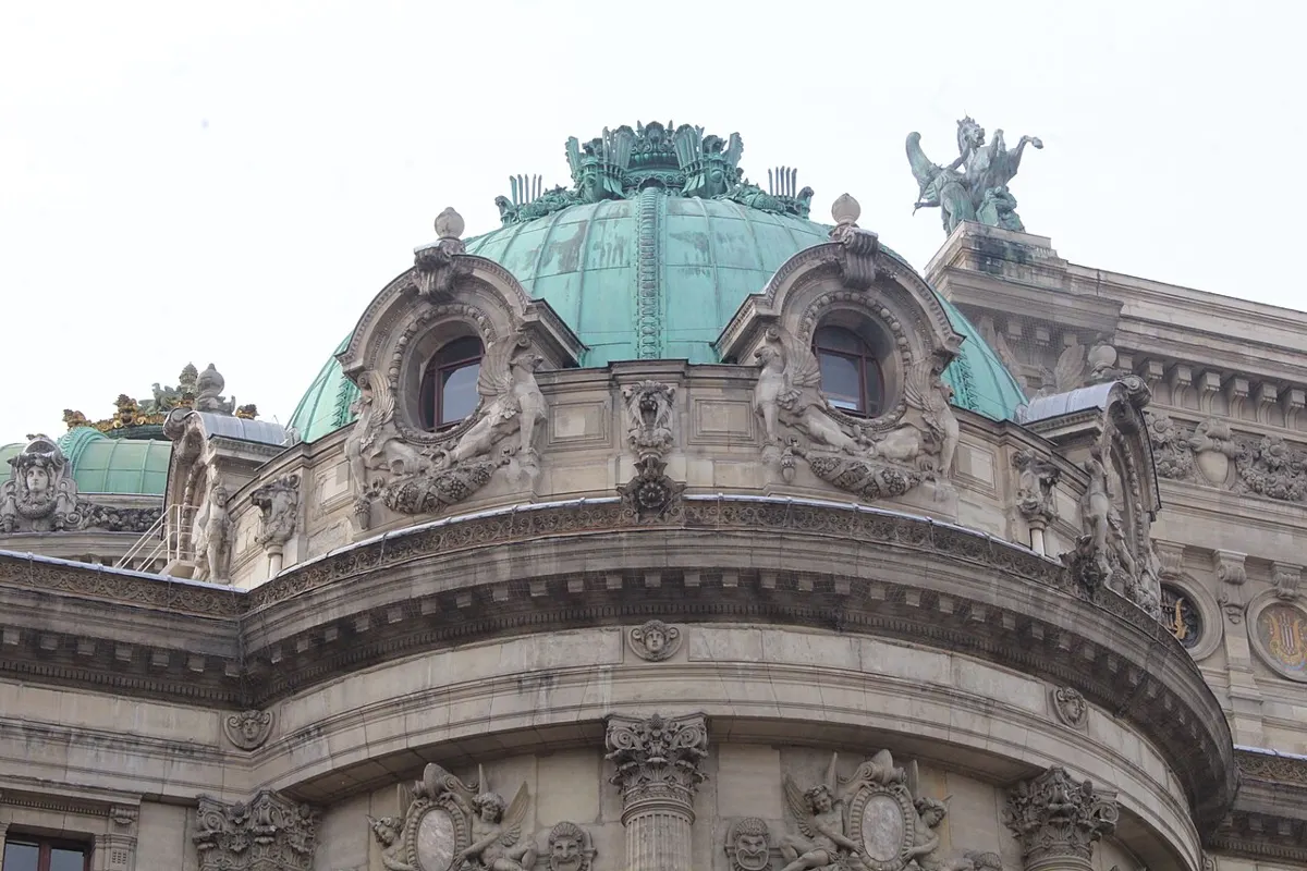 The front of the Palais Garnier